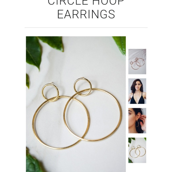 jules smith Jewelry - Jules Smith hoop earrings.  NWT.